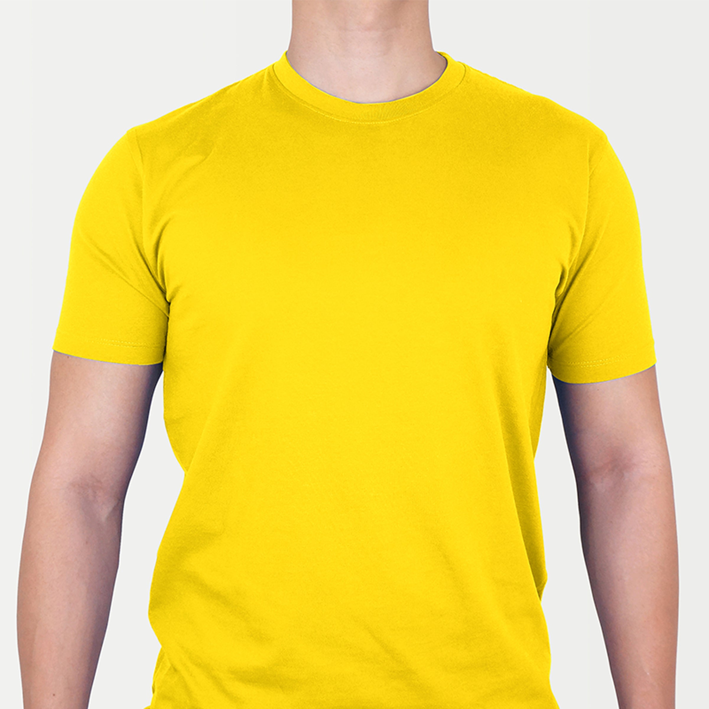 yellow t-shirt plain